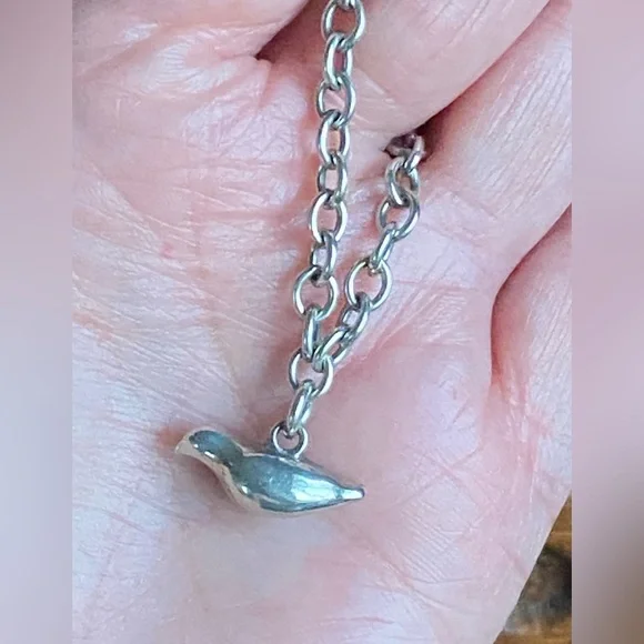 Sterling Bird Charm Bracelet - Picture 5 of 7